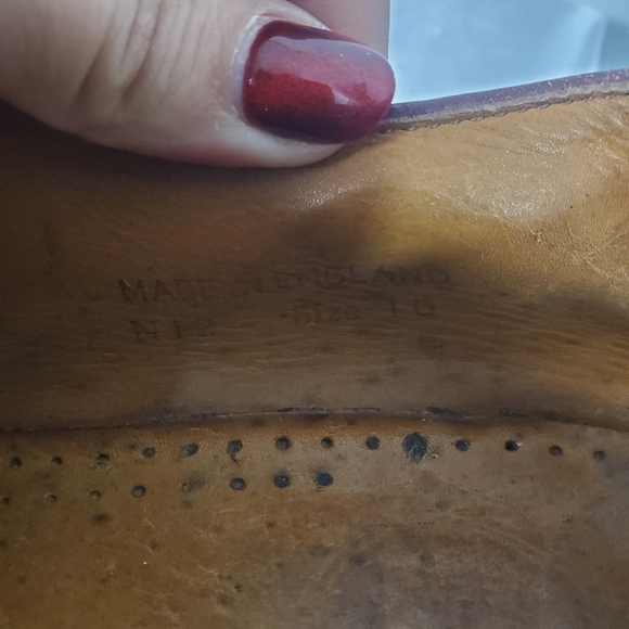 Dr. Martens Burgundy Leather Oxfords Shoes - Picture 10 of 13